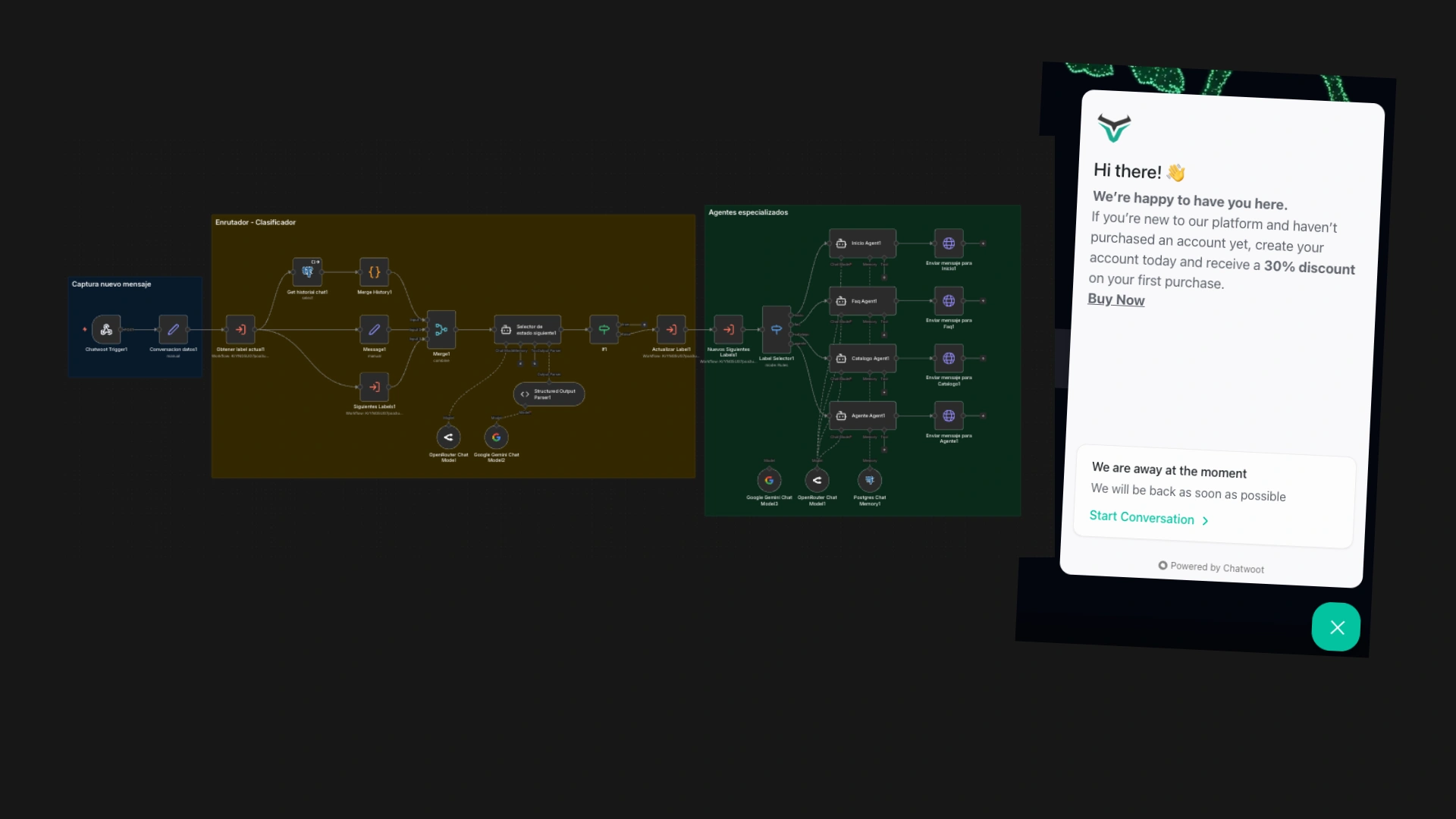 Automazione dei Processi (BPA), Integrazione Sistemi, Intelligenza Artificiale (AI Chatbots), Ottimizzazione Workflow.