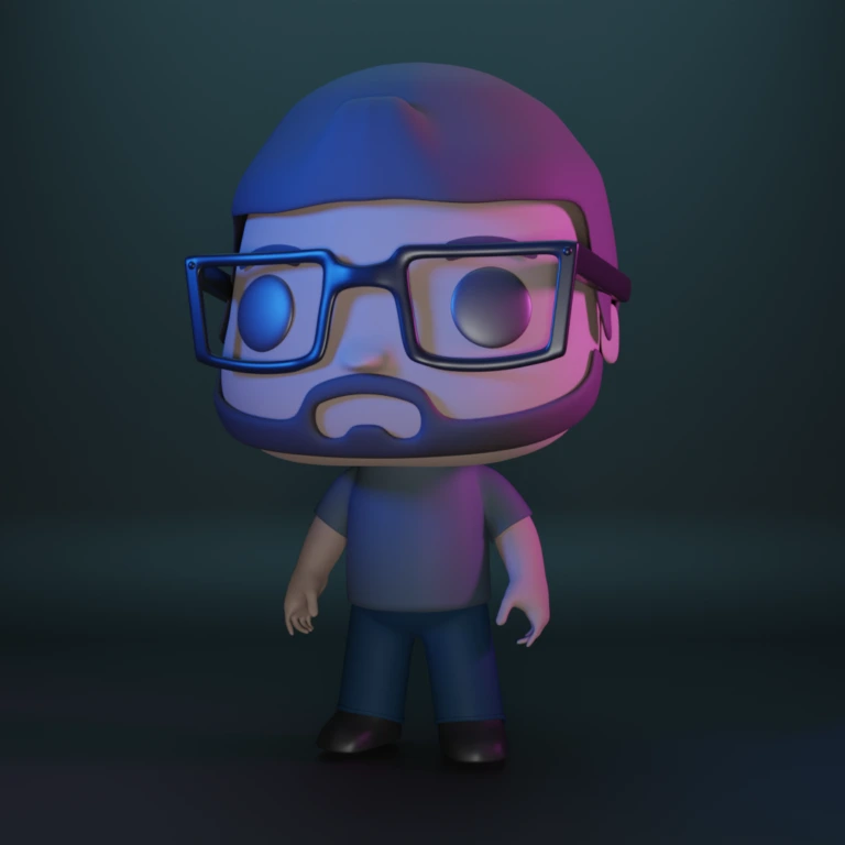 Modellazione 3D di un Funko personalizzato