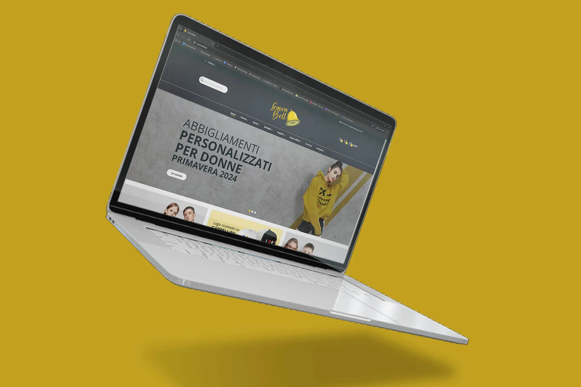 Branding e strategia social media per Lemonbell realizzata da MLoiacono