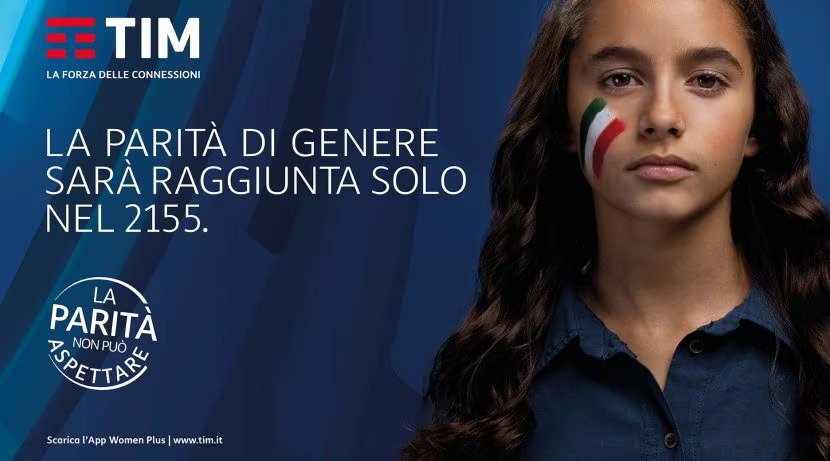 campagna TIM la parità non può aspettare 2023